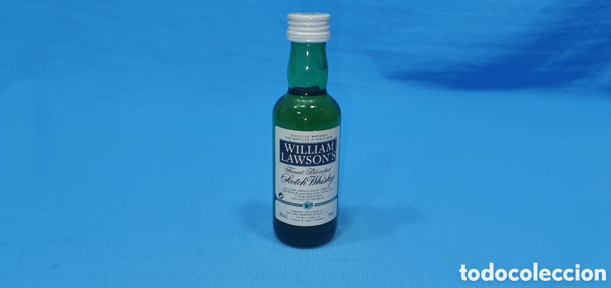 Coleccionismo de vinos y licores: BOTELLIN WILLIAM LAWSON'S SCOTCH WHISKY. SIN ABRIR
