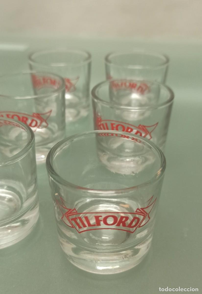 Coleccionismo de vinos y licores: Vasos chupitos Tilford - Foto 3
