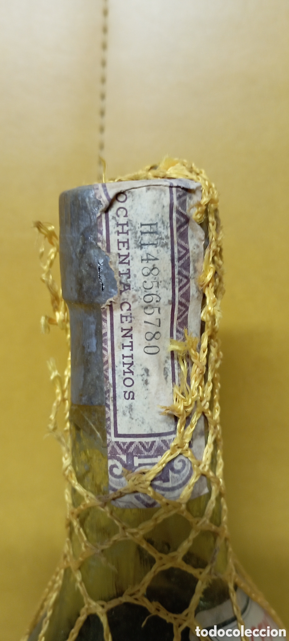 Coleccionismo de vinos y licores: BRANDY TERRY CENTENARIO SELLADA - Foto 3
