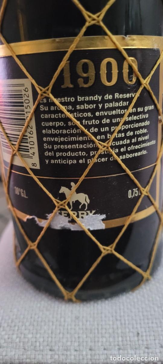 Coleccionismo de vinos y licores: Brandy 1900 - Foto 3