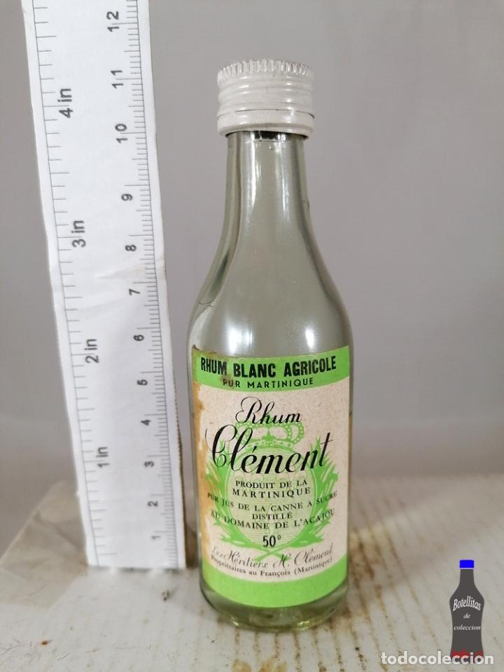 Colecionismo de vinhos e licores: BOTELLITA BOTELLIN RHUM BLANC AGRICOLE RON CLEMENT MARTINIQUE EXPORTADO ITALIA