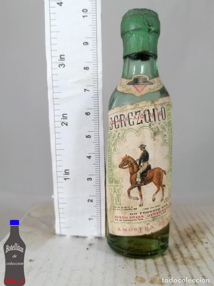 Collection of wines and liquors: BOTELLITA BOTELLIN JEREZANO CONHAQUE DESTILERIAS JEREZANAS SAO PAULO BRASIL