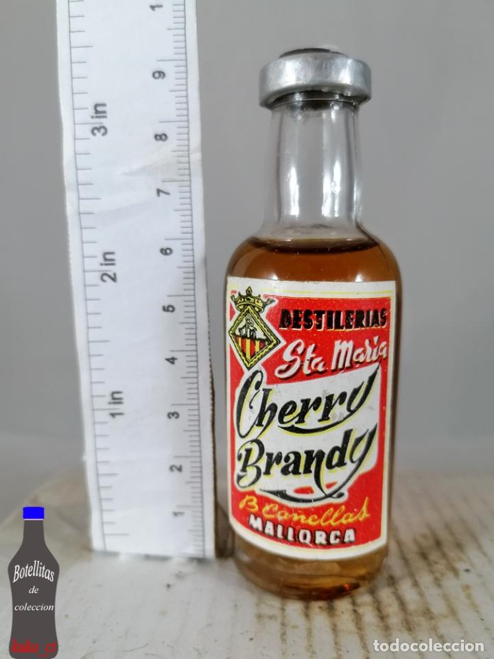 Coleccionismo de vinos y licores: BOTELLITA BOTELLIN CHERRY BRANDY DESTILERIAS SANTA MARIA BARTOLOME CA&Ntilde;ELLAS MALLORCA