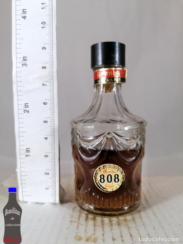 Coleccionismo de vinos y licores: BOTELLITA BOTELLIN BRANDY VIEJO 808 SOLERA 1958