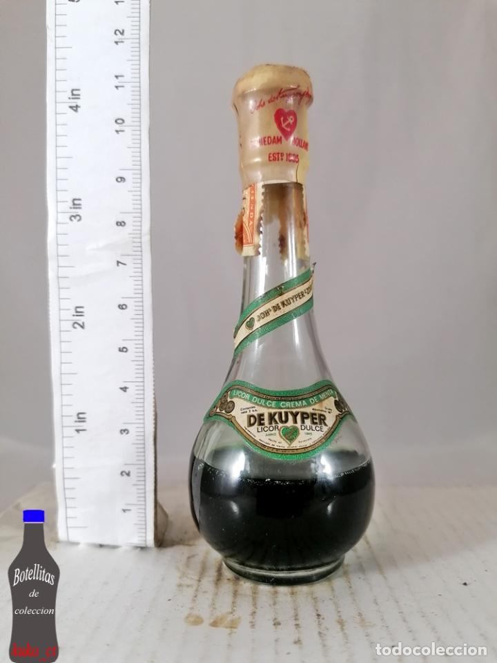 Coleccionismo de vinos y licores: BOTELLITA BOTELLIN CREMA DE MENTA DE KUYPER LICOR DULCE VENEZUELA