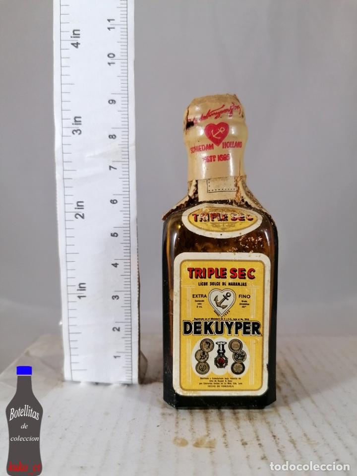 Coleccionismo de vinos y licores: BOTELLITA BOTELLIN TRIPLE SEC LICOR NARANJAS DE KUYPER VENEZUELA