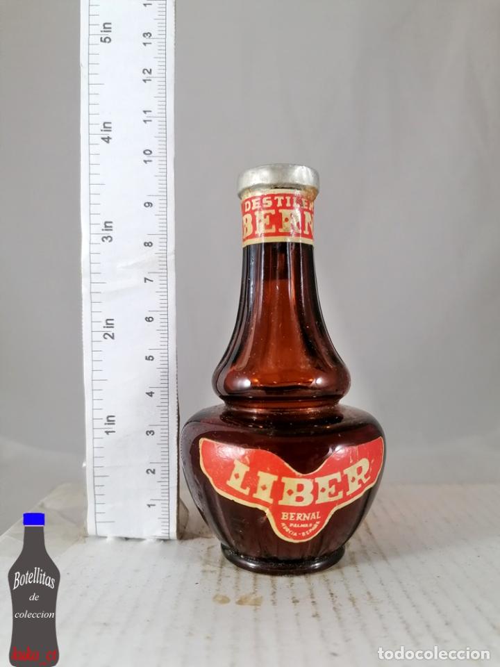 Coleccionismo de vinos y licores: BOTELLITA BOTELLIN LICOR LIBER DESTILERIAS BERNAL EL PALMAR MURCIA