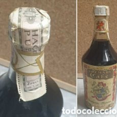 Coleccionismo de vinos y licores: RARA BOTELLA CREMA DE CAFÉ DESTILERÍAS ANISADOS J. MORALES JAÉN CASA FUNDADA 1912 IMPUESTO 2 PESETAS