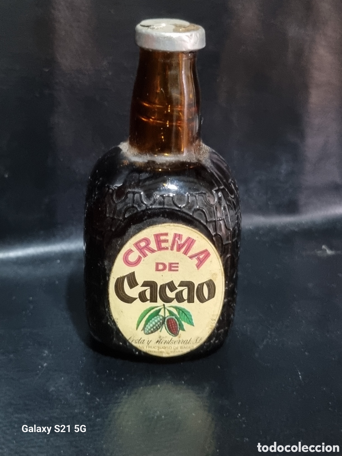 Coleccionismo de vinos y licores: BOTELLIN CREMA DE CACAO COSTA Y MONTSERRAT S.L