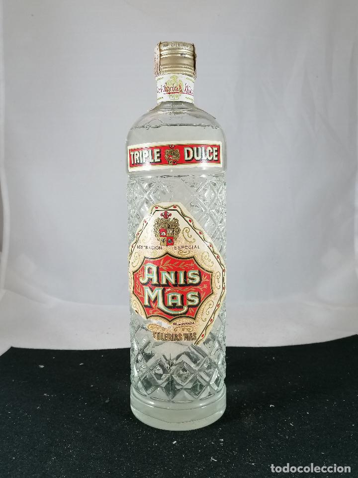 Collectionnisme de vins et liqueurs: BOTELLA ANIS TRIPLE DULCE DESTILERIAS MAS MOLINS DE REY