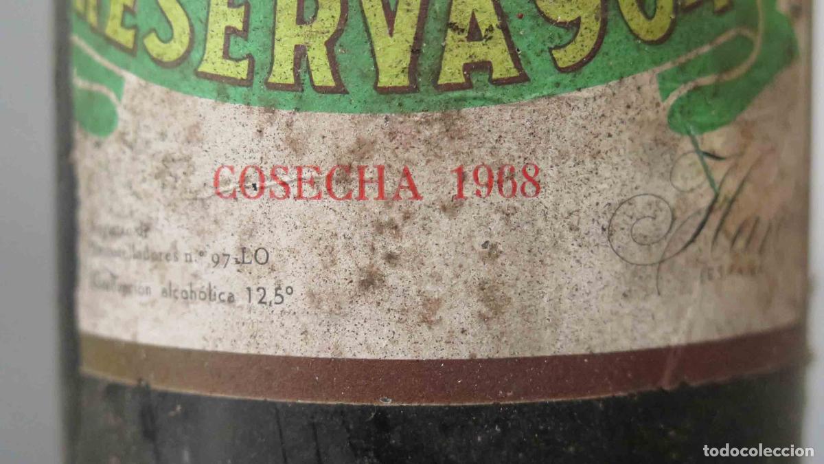 Coleccionismo de vinos y licores: BOTELLA. RESERVA 904. 1968 - Foto 2