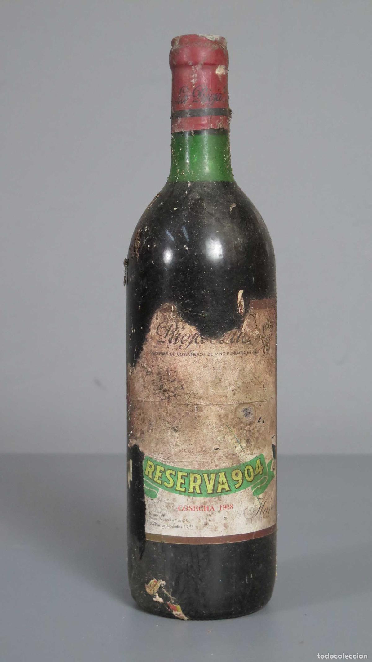 Coleccionismo de vinos y licores: BOTELLA. RESERVA 904. 1968 - Foto 1