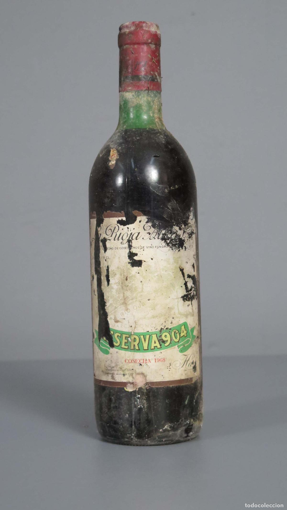Coleccionismo de vinos y licores: BOTELLA. RESERVA 904. 1968 - Foto 1