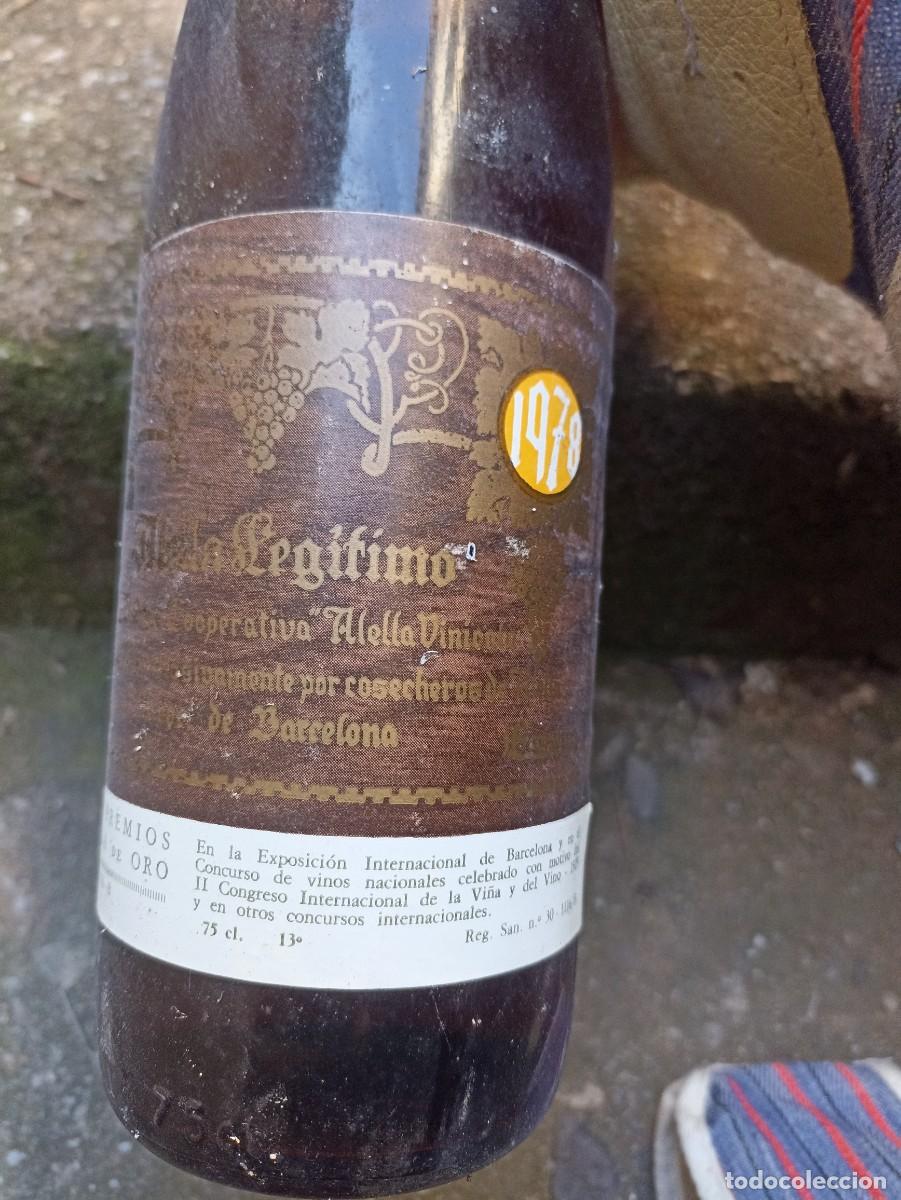 Coleccionismo de vinos y licores: Alella Legitimo 1978 - Foto 1