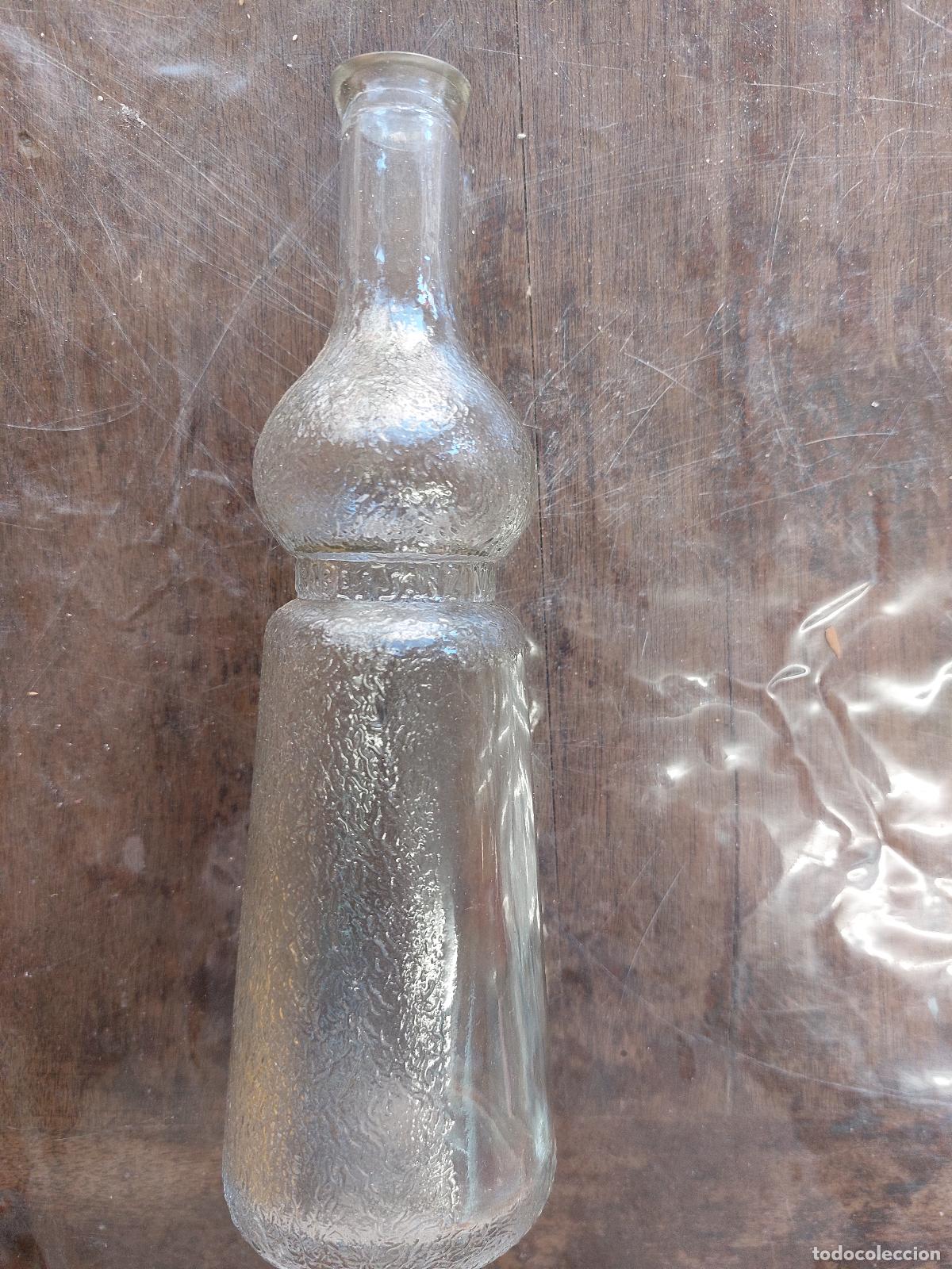 Coleccionismo de vinos y licores: antigua botella jarabes sanz . Valencia 20 cm