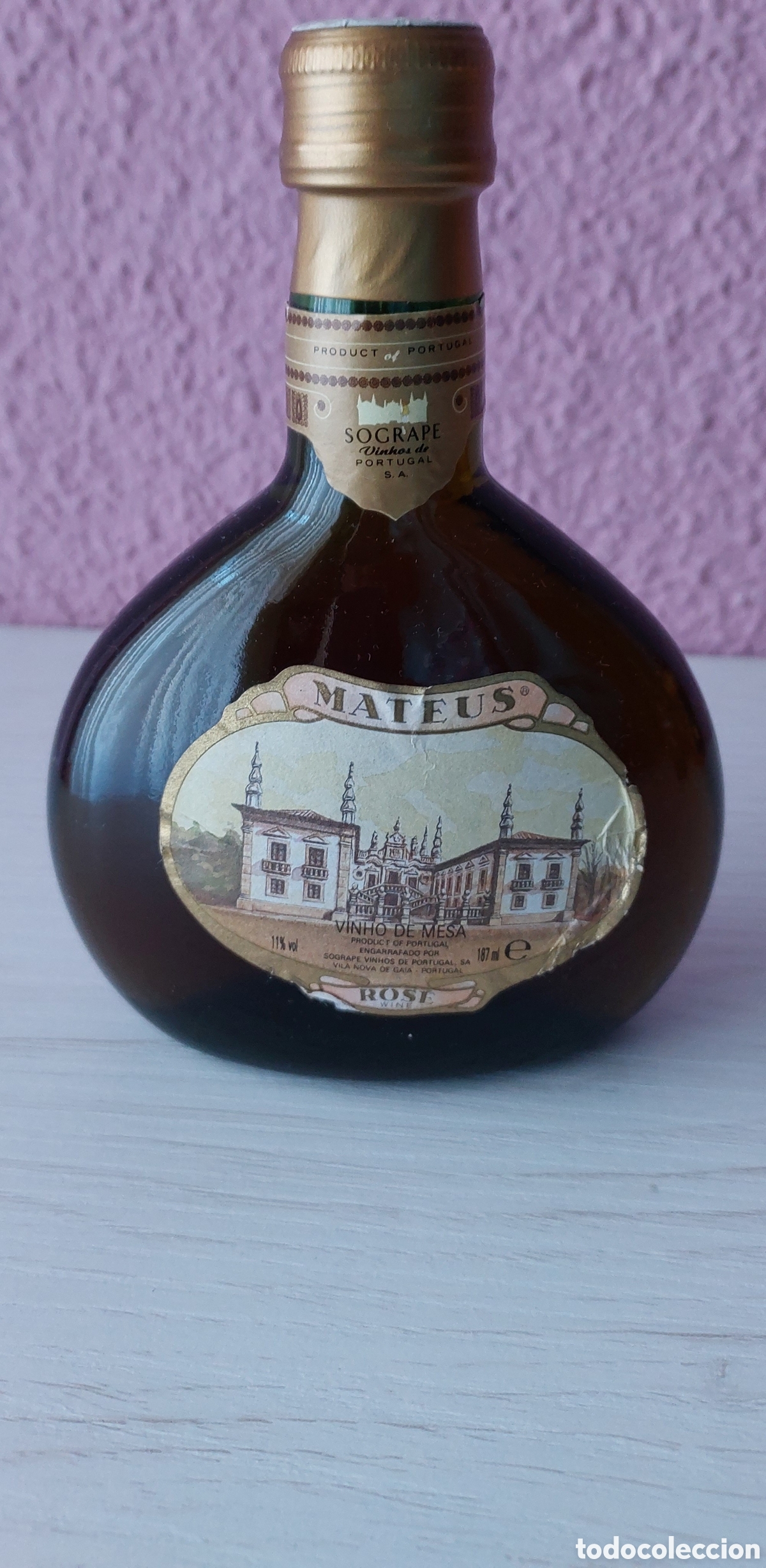 Coleccionismo de vinos y licores: Miniatura Mateus - Foto 2