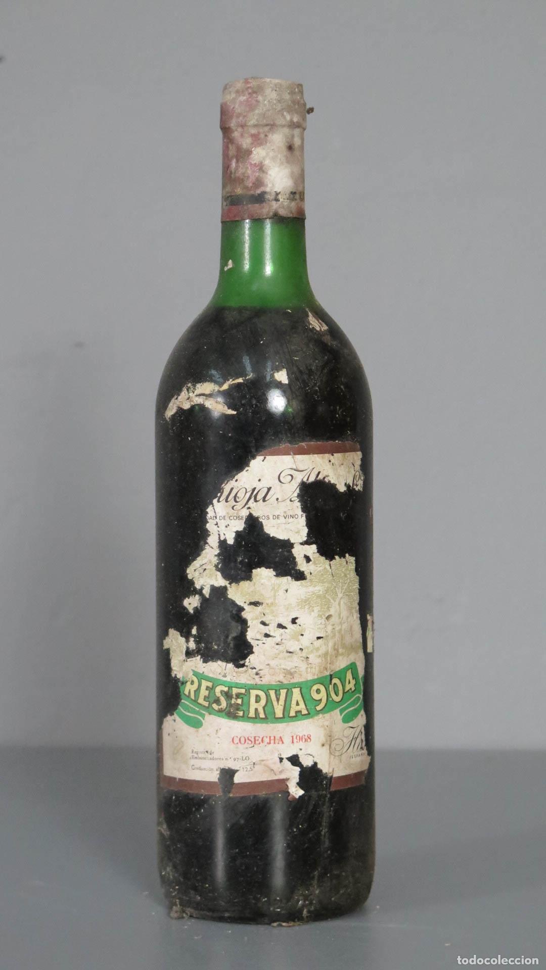 Coleccionismo de vinos y licores: BOTELLA. RESERVA 904. 1968 - Foto 1
