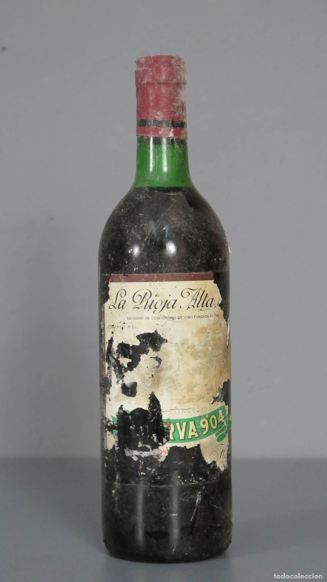 Coleccionismo de vinos y licores: BOTELLA. RESERVA 904. HACIA 1960