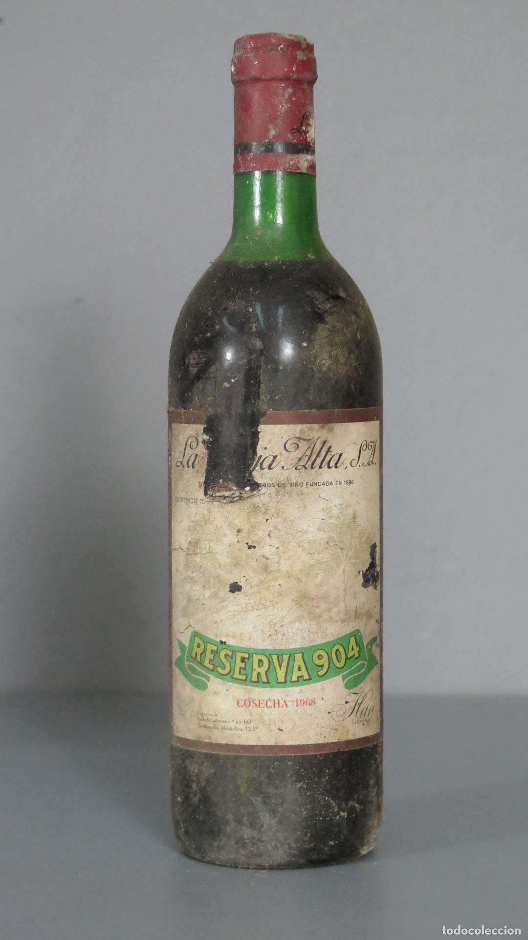 Coleccionismo de vinos y licores: BOTELLA. RESERVA 904. 1968 - Foto 1