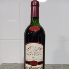 Coleccionismo de vinos y licores: BOTELLA DE VINO FRANCÉS. BURDEOS. LA GUILDE DU VIN. 1997