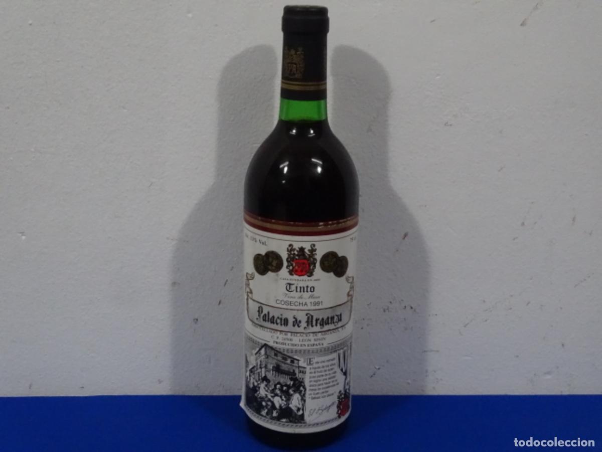 Collectionnisme de vins et liqueurs: VINO PALACIO DE ARGANZA LEON. COSECHA 1991.