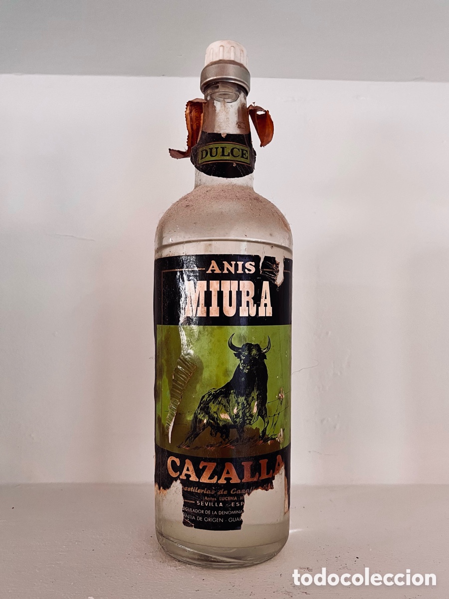 Coleccionismo de vinos y licores: Vintage AN&Iacute;S DULCE MIURA CAZALLA (Sevilla)