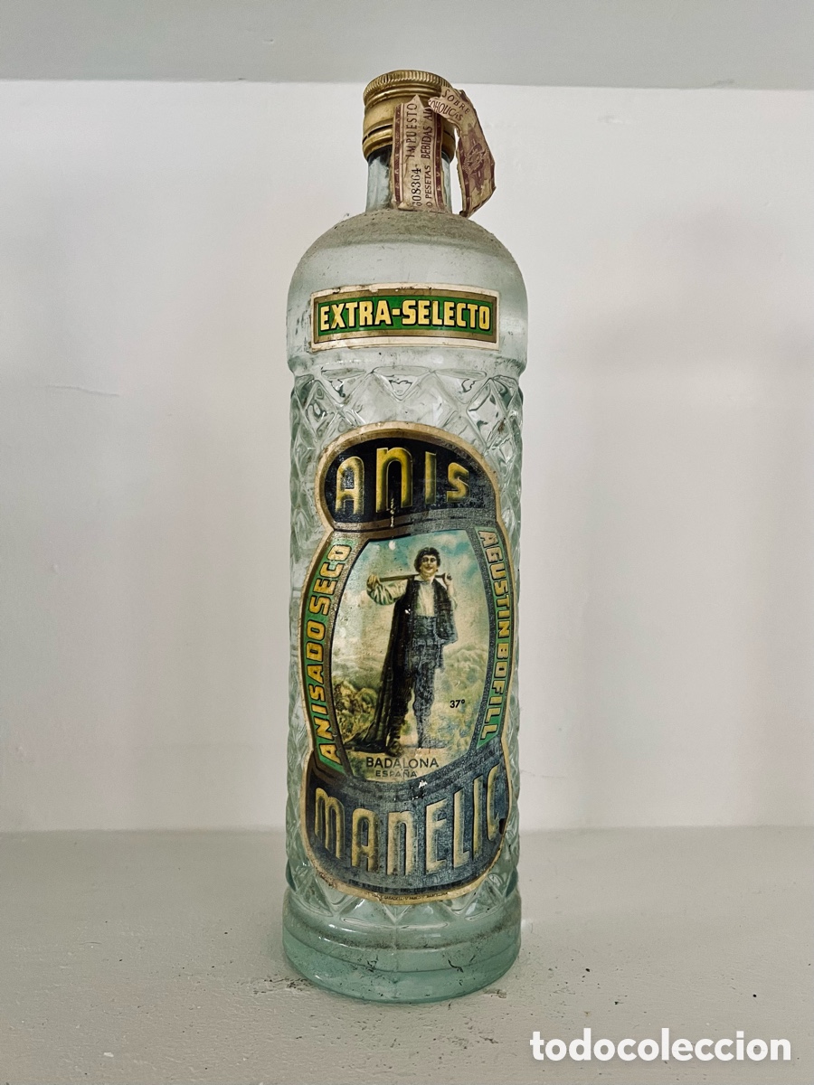 Coleccionismo de vinos y licores: Vintage AN&Iacute;S MANELIC Agustin Bofill Extra-selecto (Badalona)