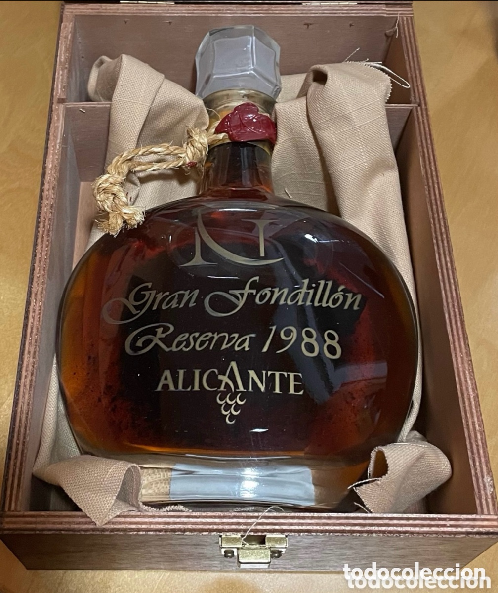 Collection of wines and liquors: Fondillon gran Reserva 1988 de Alicante