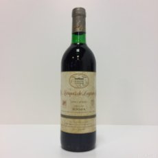 Coleccionismo de vinos y licores: VINO: 1981 MARQUES DE LEGARDA CRIANZA, BODEGAS DE LA REAL DIVISA (RIOJA)