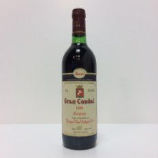 Coleccionismo de vinos y licores: VINO: 1981 GRAN CONDAL CRIANZA, BODEGAS RIOJA SANTIAGO (RIOJA)