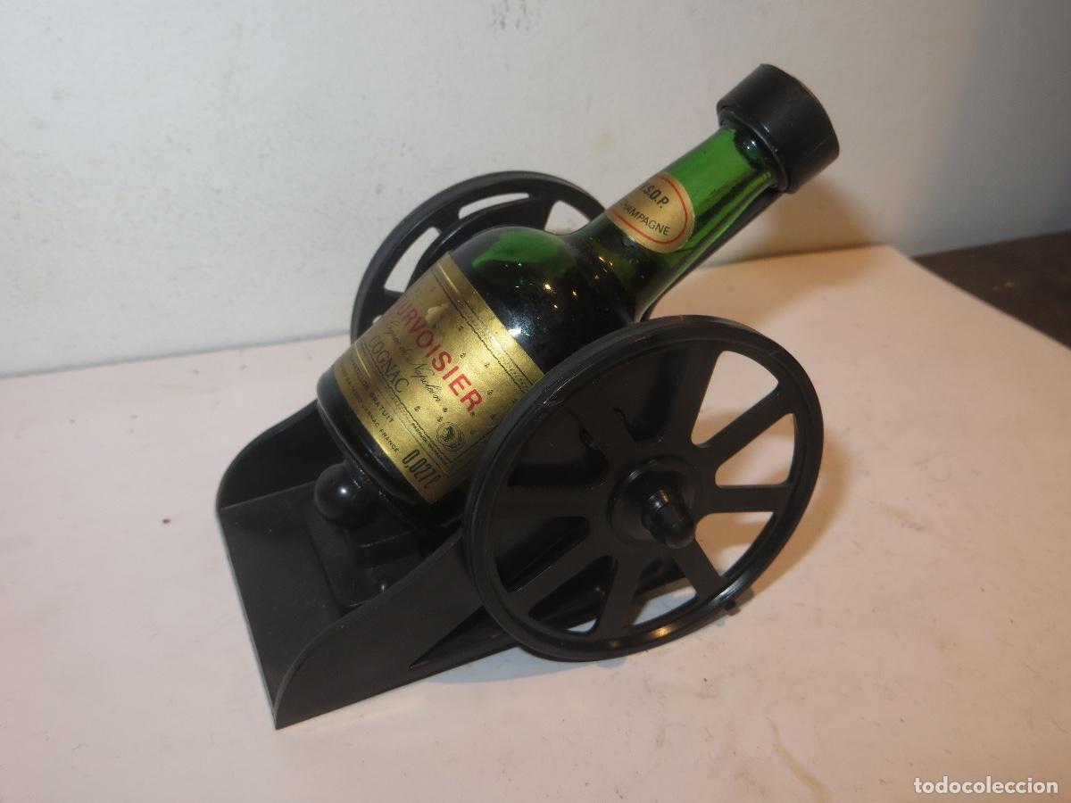 Coleccionismo de vinos y licores: Courvoisier V.S.O.P. Ca&ntilde;on de los a&ntilde;os 80-90,miniatura/botell&iacute;n sin abrir lleno licor Cognac