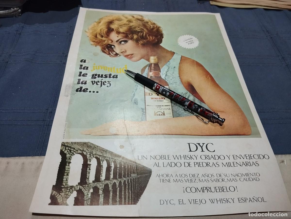 Coleccionismo de vinos y licores: WHISKY DYC ANUNCIO PUBLICIDAD REVISTA 1969