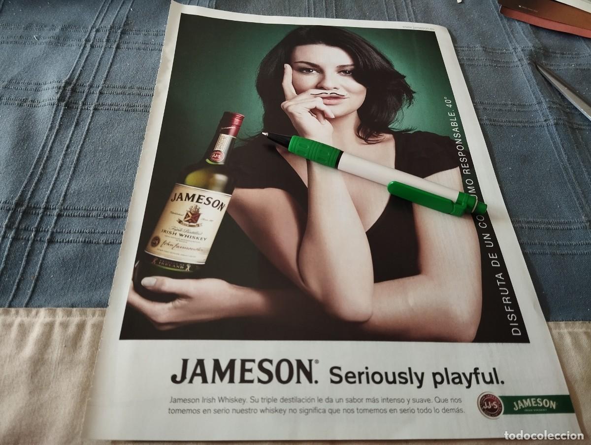 Coleccionismo de vinos y licores: WHISKY JAMESON ANUNCIO PUBLICIDAD REVISTA 2008