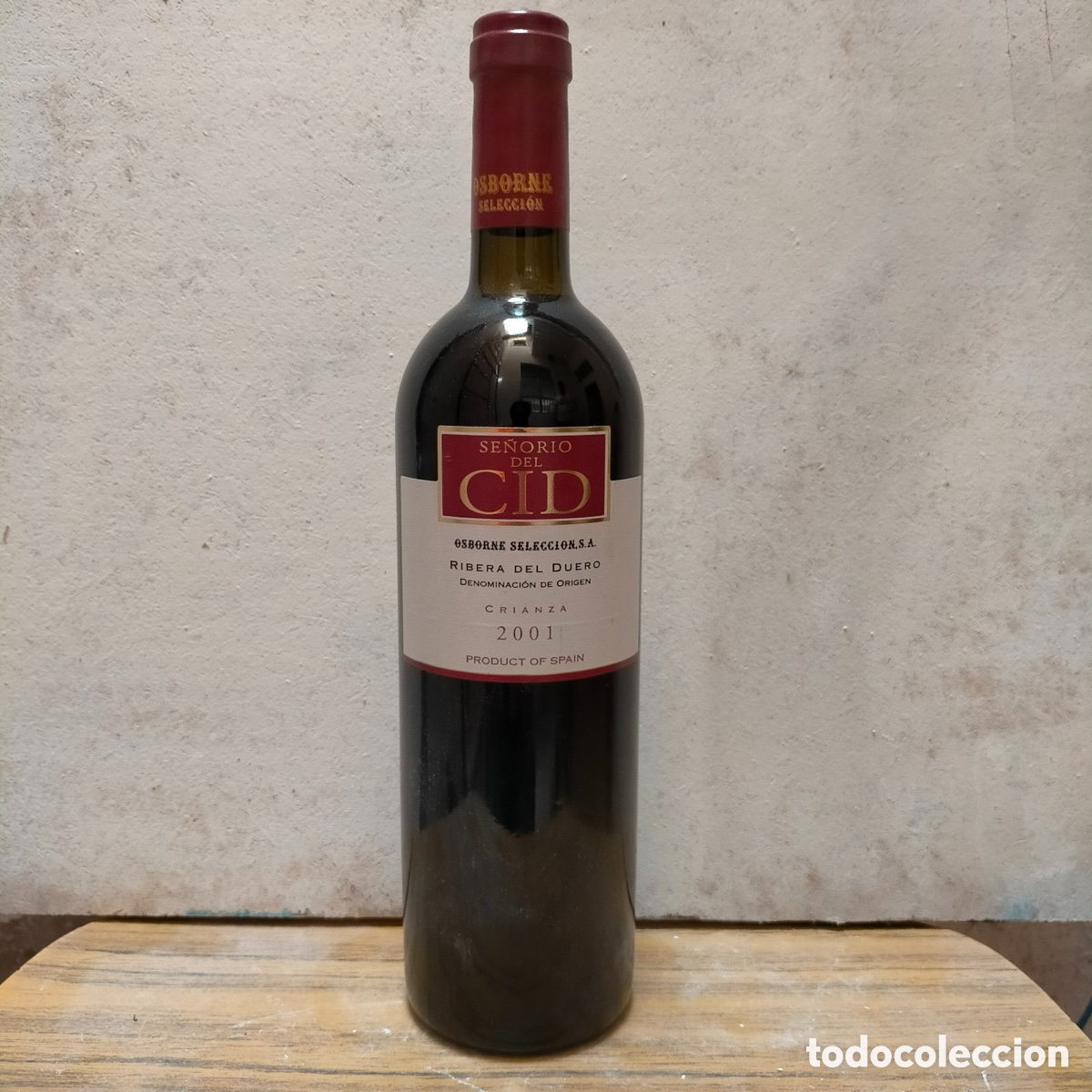 Coleccionismo de vinos y licores: Se&ntilde;or&iacute;o del Cid Crianza - Foto 1