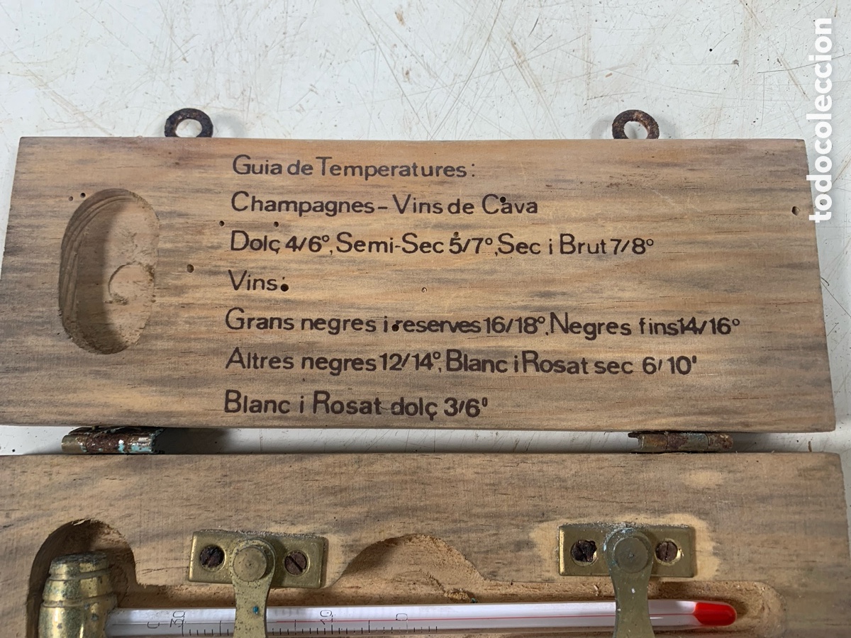 Coleccionismo de vinos y licores: 01_Term&oacute;metro de vino - Foto 3