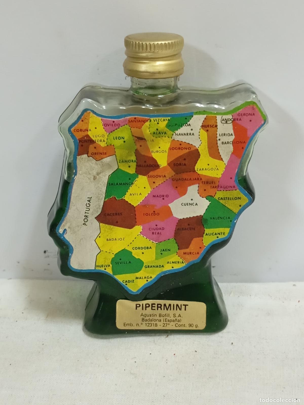 Coleccionismo de vinos y licores: BOTELL&Iacute;N, LICOR DE MENTA, AGUSTIN BOFILL, MAY 344