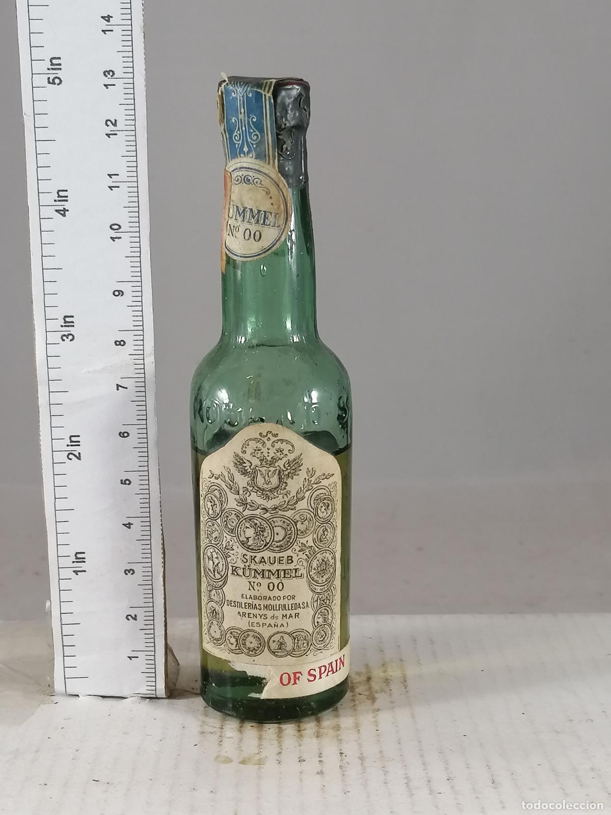 Collezionismo di vini e liquori: BOTELLITA BOTELLIN KUMMEL N&ordm; 00 SAKAUEB DESTILERIAS MOLLFULLEDA ARENYS DE MAR