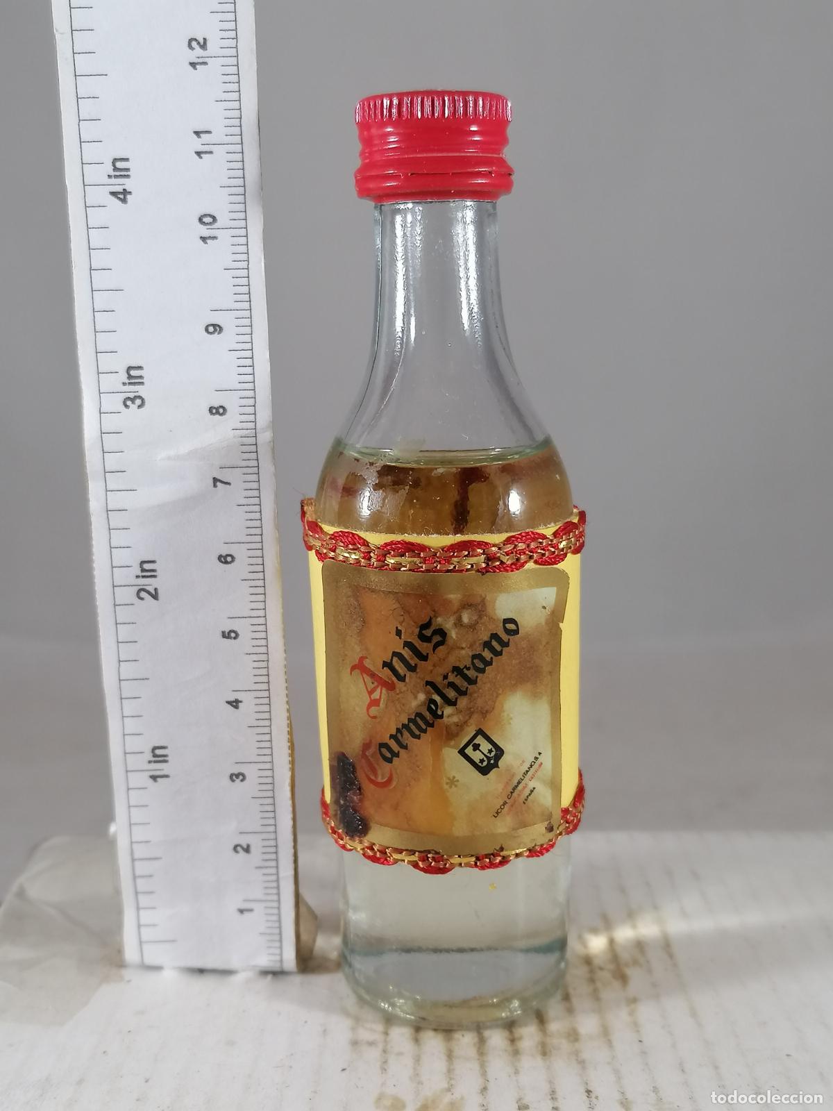 Colecionismo de vinhos e licores: BOTELLITA BOTELLIN ANIS CARMELITANO FORRADA BENICASIM CASTELLON