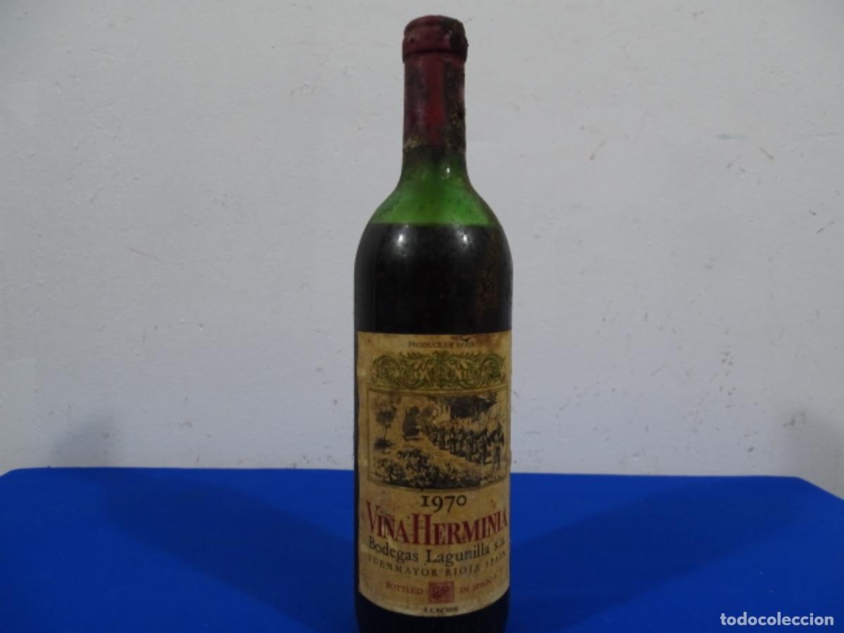 Collectionnisme de vins et liqueurs: VINO RIOJA VI&Ntilde;A HERMINIA 1970