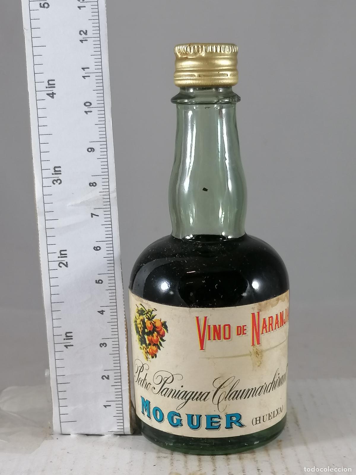Collection of wines and liquors: BOTELLITA BOTELLIN VINO DE NARANJA PEDRO PANIAGIA MOGUER