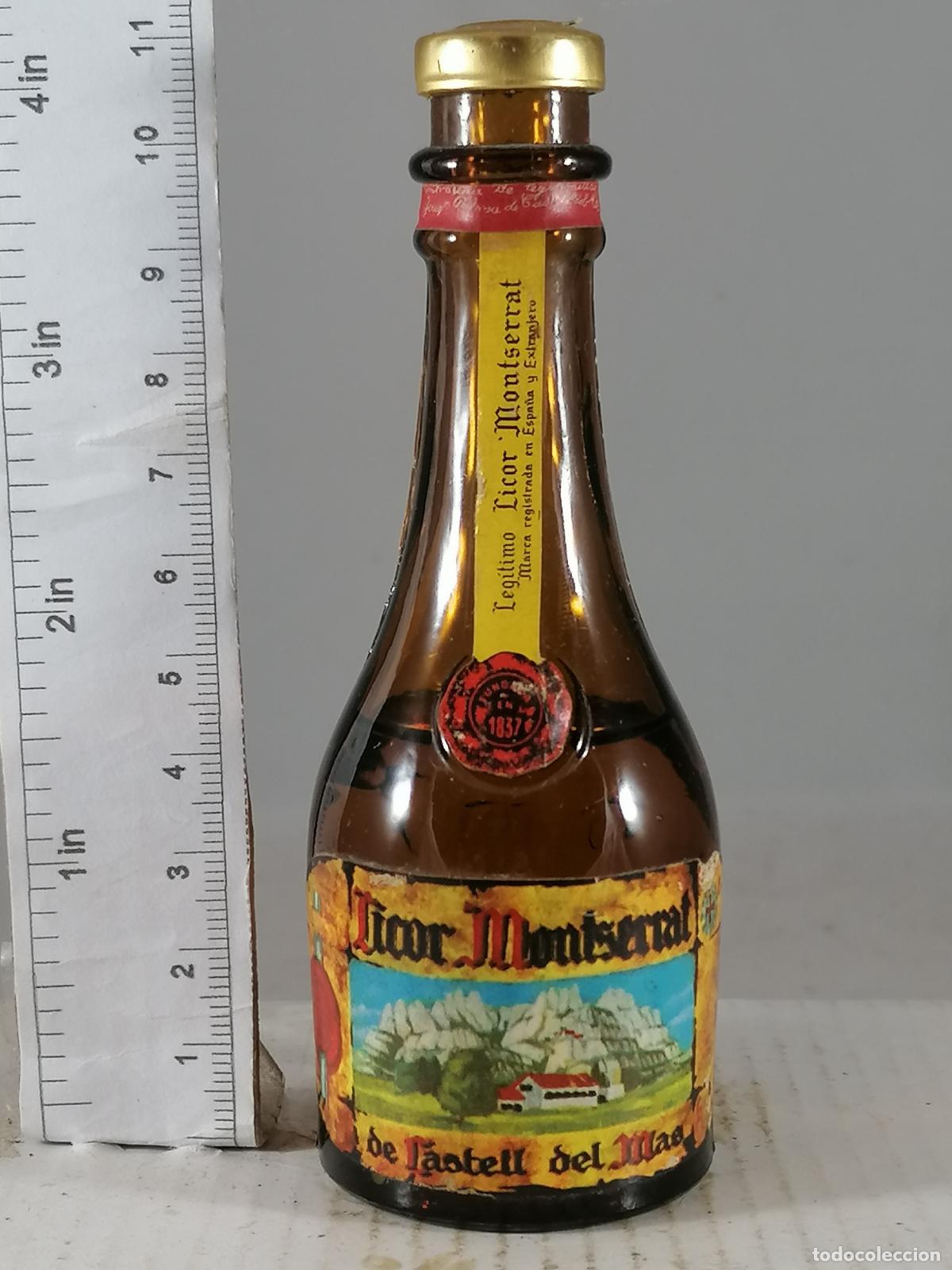 Coleccionismo de vinos y licores: BOTELLITA BOTELLIN GRAN LICOR MONTSERRAT CASTELL DEL MAS