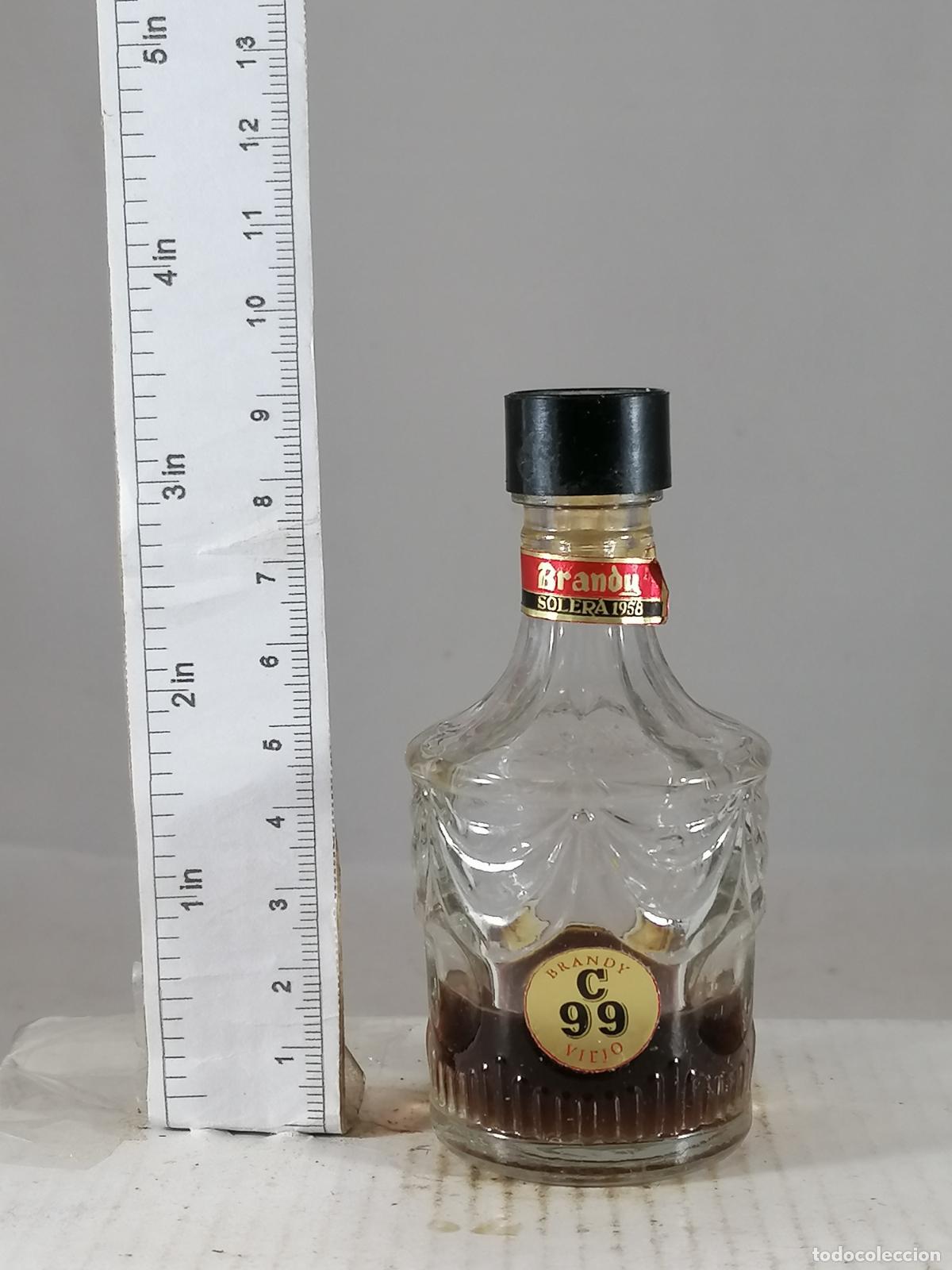 Coleccionismo de vinos y licores: BOTELLITA BOTELLIN BRANDY VIEJO C99 SOLERA 1958