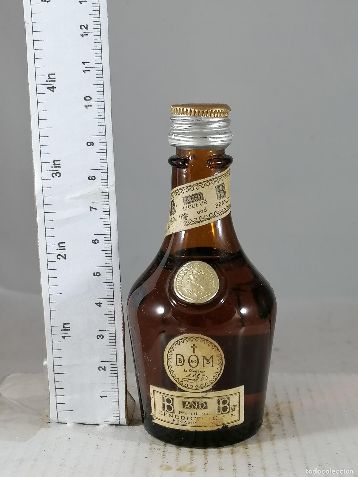 Coleccionismo de vinos y licores: BOTELLITA BOTELLIN BRANDY B AND B BENEDICTINE FECAMP