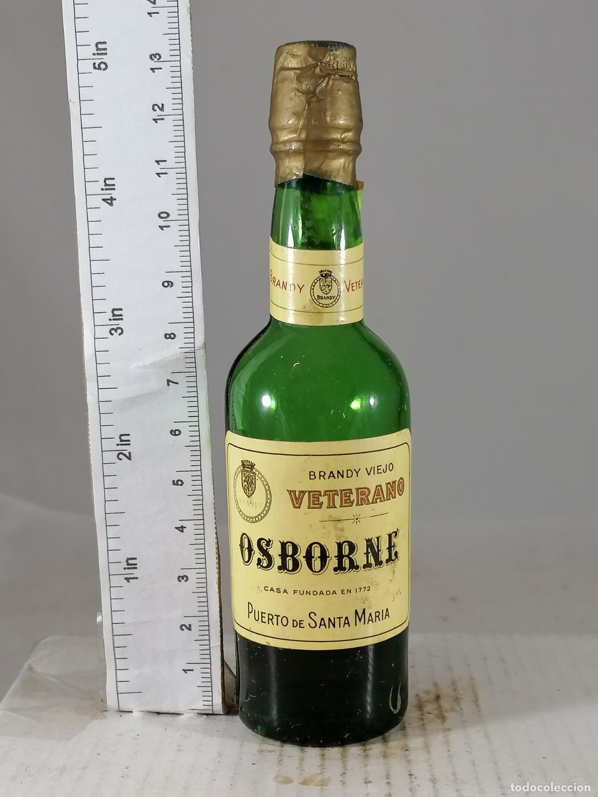 Coleccionismo de vinos y licores: BOTELLITA BOTELLIN BRANDY VIEJO VETERANO OSBORNE PUERTO DE SANTA MARIA