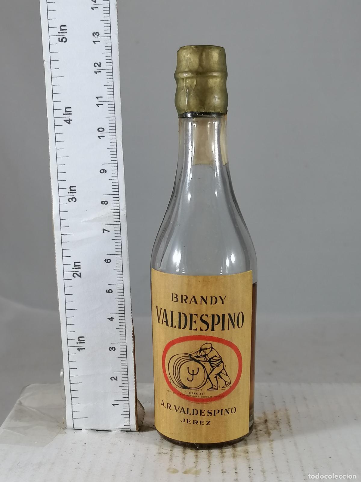 Coleccionismo de vinos y licores: BOTELLITA BOTELLIN BRANDY VALDESPINO HEREZ
