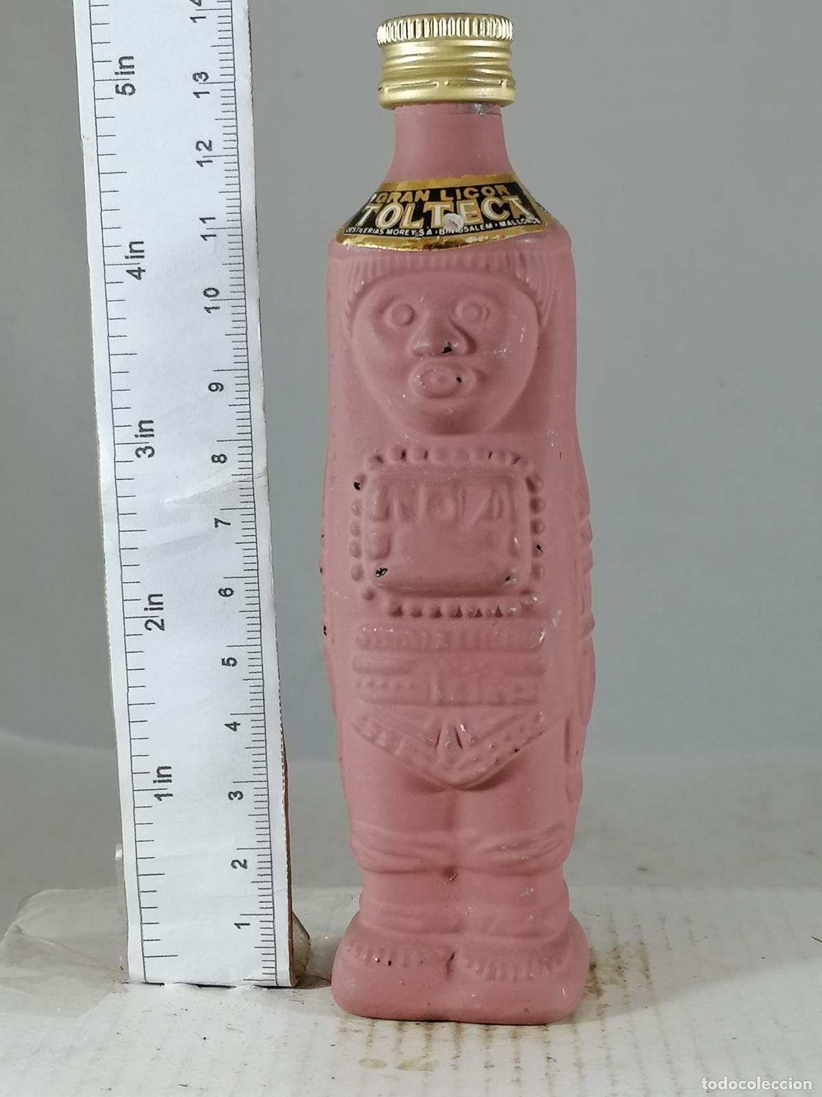 Coleccionismo de vinos y licores: BOTELLITA BOTELLIN LICOR TOLTECA DESTILERIAS MOREY BINISSALEM MALLORCA