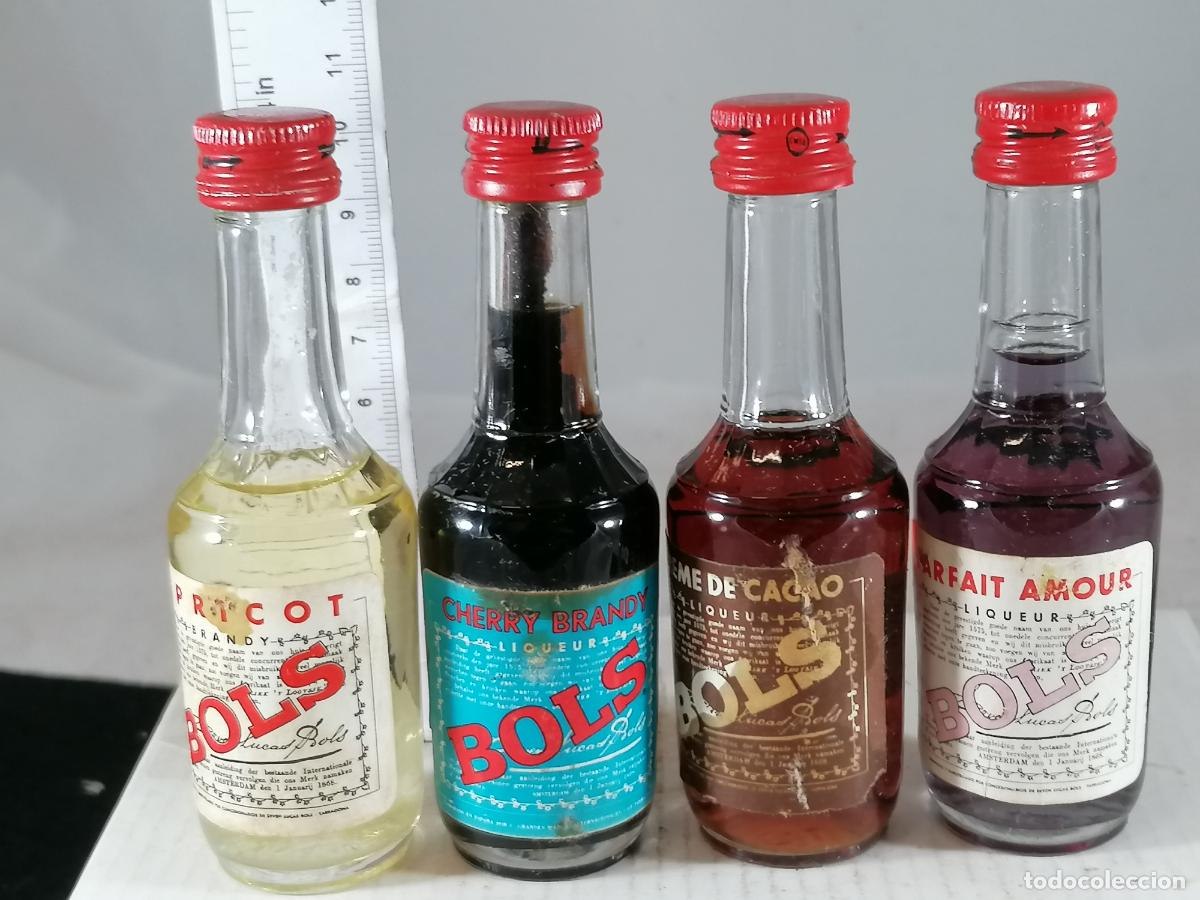 Colecionismo de vinhos e licores: BOTELLITA BOTELLIN LOTE DE 4 BOLS AMSTERDAM BARCELONA