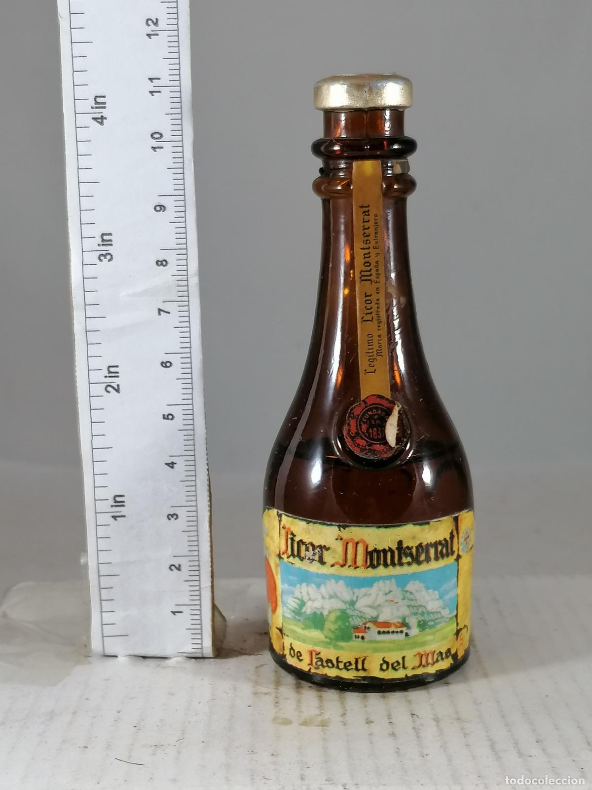 Coleccionismo de vinos y licores: BOTELLITA BOTELLIN GRAN LICOR MONTSERRAT CASTELL DEL MAS