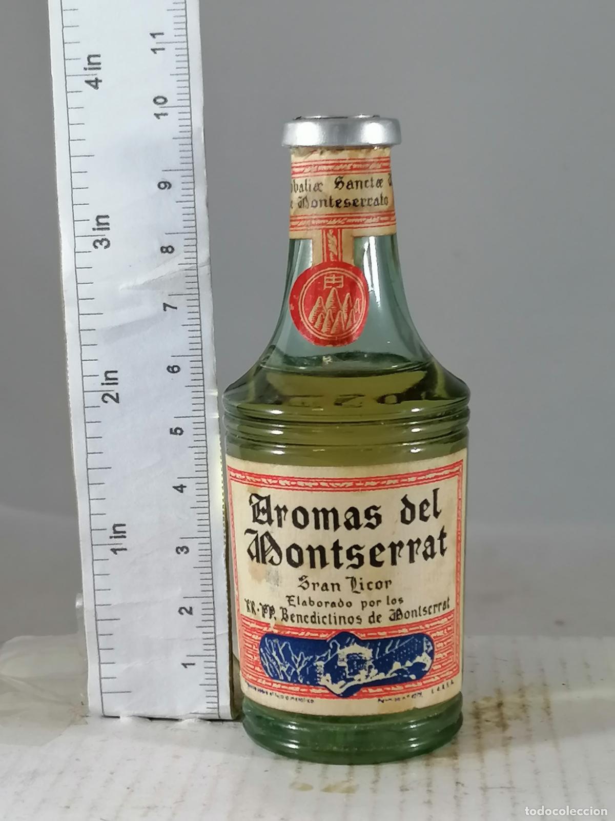 Sammlung von Weinen und Lik&ouml;ren: BOTELLITA BOTELLIN AROMAS DEL MONTSERRAT BENEDICTOS DE MONTSERRAT