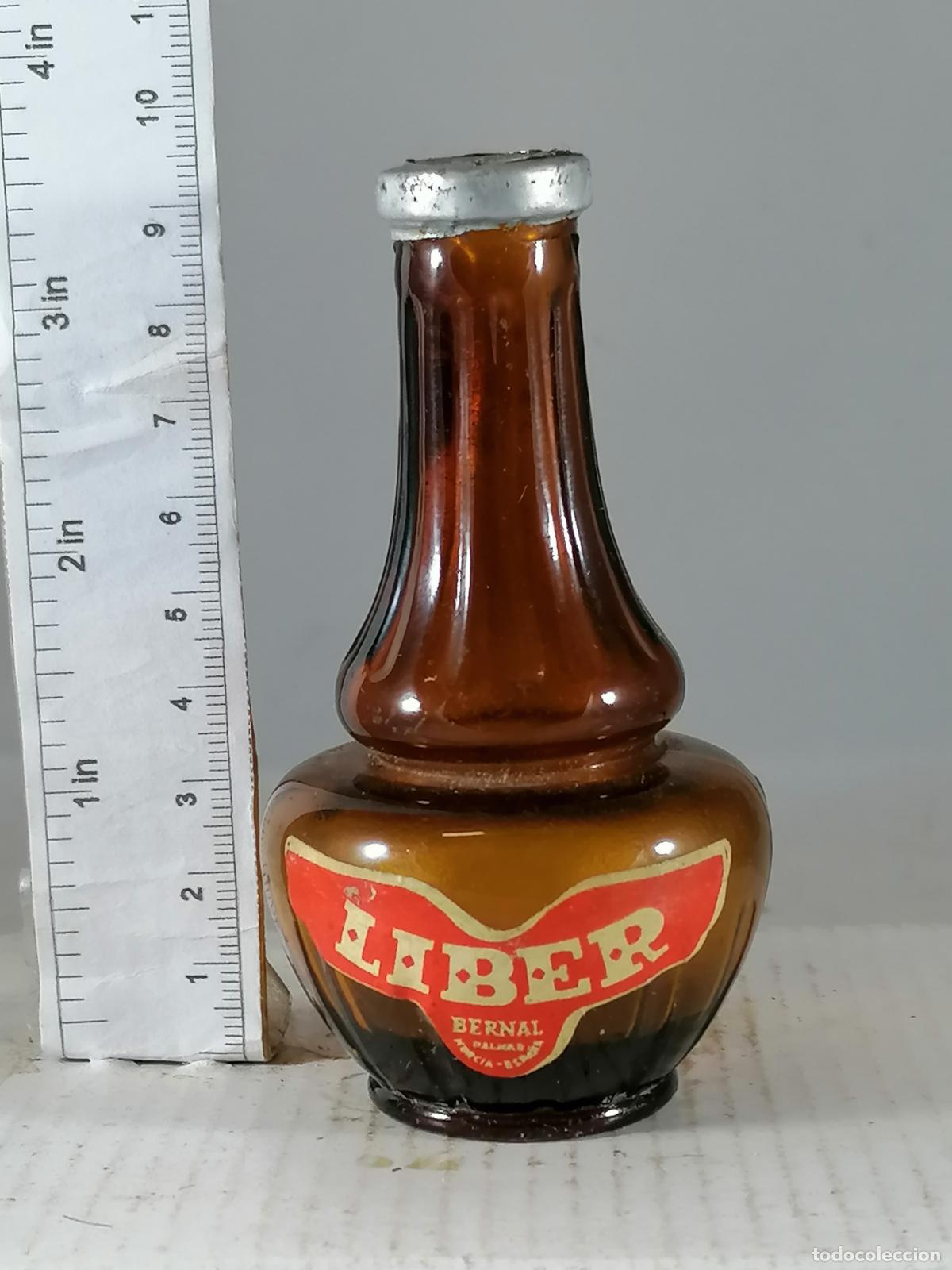 Coleccionismo de vinos y licores: BOTELLITA BOTELLIN LICOR LIBER DESTILERIAS BERNAL EL PALMAR MURCIA